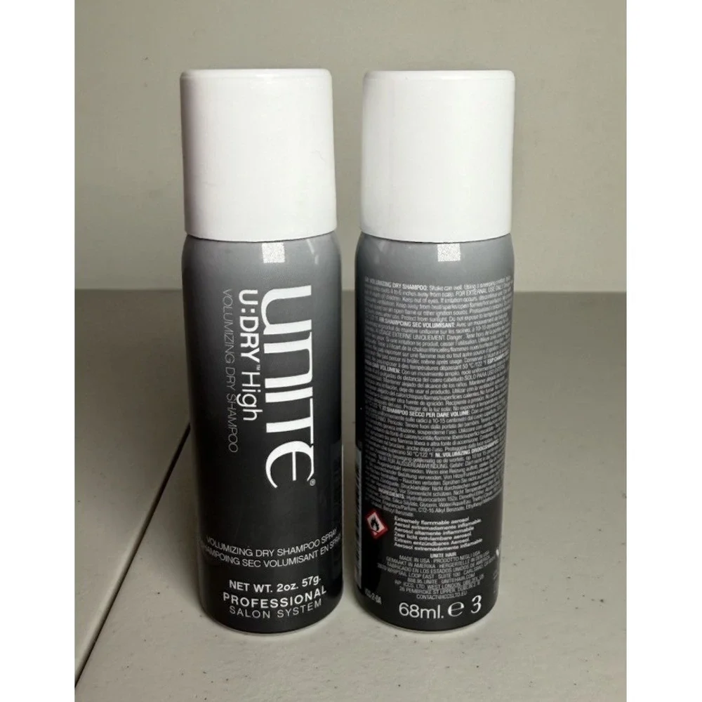 UNITE U:DRY High Volumizing Dry Shampoo Spray 68 mL / 2 oz x2
